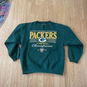 Vintage America Green Crewneck Sweater